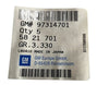 NEU 1x Distanzscheibe 7.186mm Einspritzdüse Original Opel Campo 2.5 25TD