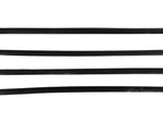 4 Träger Fensterschachtleisten Tür außen vorne hinten Original Opel Senator B