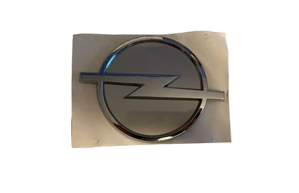 NEU NOS Emblem Logo Blitz hinten starsilber L138 Original Opel Astra F CC