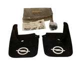 NEU NOS Satz Schmutzfänger Spritzlappen hinten blaugrau Original Opel Kadett E