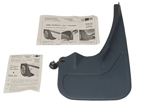 NEU NOS Schmutzfänger Spritzlappen vorne links Original Opel Kadett E