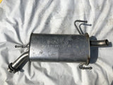 NEU Auspufftopf Endschalldämpfer hinten m. Rohr Original Opel Corsa C 1.2 Z12XEP