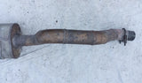 Auspuffanlage Abgasanlage 60mm Mittel Endschalldämpfer Opel Rekord C Commodore A
