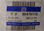 NEU Blende Einstiegsleiste Schweller hinten rechts Original Opel Corsa B, Tigra