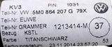 Mittelarmlehne Armlehne titanschwarz Leder Original VW Tiguan 5N Golf 5 V Plus