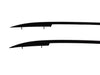 Dachreling Set rechts links schwarz Original VW Sharan 7N Seat Alhambra 711