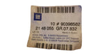NEU NOS Farbstreifen Zierstreifen Stoßfänger 12.5mm silber Original Opel Corsa A