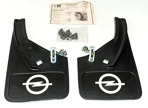 NEU NOS Satz Schmutzfänger Spritzlappen hinten Original Opel Corsa A CC