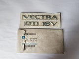NEU NOS Schriftzug Emblem "Vectra DTI 16V" hinten Original Opel Vectra B Caravan