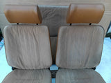 Ausstattung Vordersitze Sitze Rückbank beige braun Stoff Opel Kadett C City