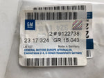 NEU 2x Abdeckkappen Führungsschiene Sitz 2. Reihe hinten Original Opel Zafira A