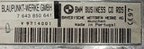 Radio Autoradio Blaupunkt Original BMW Business CD RDS Z3 E30 E31 E32 E34 E36