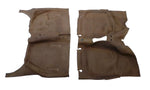 Gummimatten (Teppiche) Innenraum vorne hinten beige Opel Rekord C Commodore A