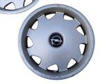 Satz 4 Radkappen Radzierblenden Stahlfelgen 15" Original Opel Omega B