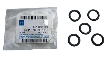 NEU 5 Dichtringe O-Ringe Wärmetauscher Original Opel Vectra A Astra F Calibra