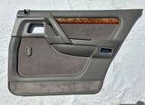 Satz Türverkleidungen Türpappen elektrisch grau Komb 857 Original Opel Senator B