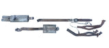 Auspuffanlage Abgasanlage 60mm Mittel Endschalldämpfer Opel Rekord C Commodore A