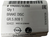 NEU Bremsscheibe Hinterachse Ø315mm Original Opel Insignia B YR00078380