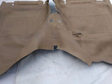 Gummimatten (Teppiche) Innenraum vorne hinten beige Opel Rekord C Commodore A