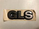 NEU NOS Schriftzug Emblem "GLS" hinten schwarz Original Opel Ascona C