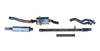Auspuffanlage Abgasanlage 2 Zoll 63mm Mittel- Endschalldämpfer Opel Commodore A