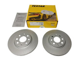 NEU Satz Bremsscheiben Vorderachse Ø257mm Original Textar Opel Adam Corsa D Fiat