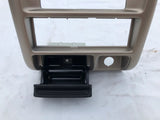 NEU NOS Einsatz Mittelkonsole vorne unten Champagner Original Opel Frontera B