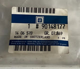 NEU NOS Gleitstück Schieber Halter Stoßstange hinten links Orig Opel Rekord E