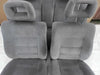 Ausstattung Sitze Vordersitze Rückbank platingrau Velour Original Opel Senator B