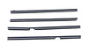 Set Fensterschachtleisten Türschacht Gummiabdichtung anthrazit Opel Senator B