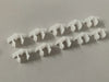 NEU 10 Stück Clips Klemmfeder Chrom Zierleiste Stoßstange Opel Senator B