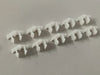 NEU 10 Stück Clips Klemmfeder Chrom Zierleiste Stoßstange Opel Senator B