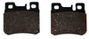 NEU Bremsbeläge Bremsklötze Hinterachse Original Mercedes W202 W124 R129 W210