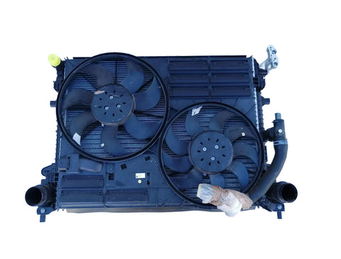 Kühlerpaket Wasserkühler Lüftermotor Klimakondensator Original VW Sharan 7N