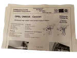 NEU NOS Schmutzfänger Spritzlappen mudflaps Opel Omega A Caravan hinten