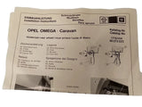 NEU NOS Schmutzfänger Spritzlappen mudflaps Opel Omega A Caravan hinten