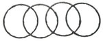 NEU Satz 4x Ölabstreifringe +0.5mm Übg Orig Opel Vectra A Corsa A B Astra F 1.4