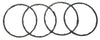 NEU Satz 4x Ölabstreifringe +0.5mm Übg Orig Opel Vectra A Corsa A B Astra F 1.4
