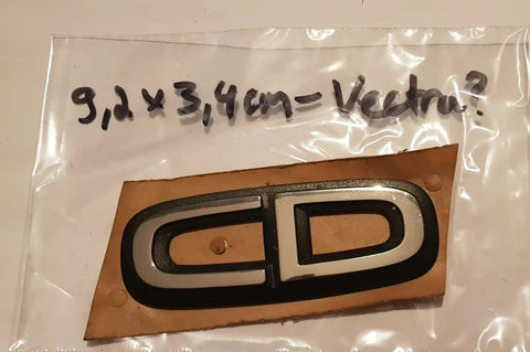 NEU Schriftzug Emblem "CD" Kotflügel Original Opel Vectra A Astra F