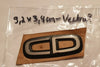 NEU Schriftzug Emblem "CD" Kotflügel Original Opel Vectra A Astra F