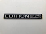 NEU NOS Schriftzug Emblem "Edition 2.0i" hinten Original Opel Kadett E Cabriolet