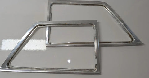 Fensterrahmen Chromrahmen Seitenwandfenster hinten Opel Kadett B Limousine 2TL