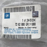 NEU Blende Führungsschine Sitz vorne außen rechts grau Original Opel Vectra C