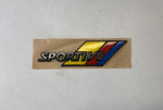 NEU NOS Schriftzug Emblem "Sportive" Kotflügel vorne Original Opel Astra F