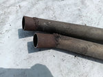 Satz Auspuff Mittelschalldämpfer links rechts Opel Senator B 2.6 3.0 12V