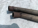 Satz Auspuff Mittelschalldämpfer links rechts Opel Senator B 2.6 3.0 12V
