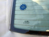 Heckscheibe heizbar Scheibe hinten grün Original Opel Senator B mit Chromrahmen