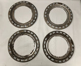 Set 4 Radzierringe Radkappen Opel Kadett Rekord Manta Ascona A B C D 13'' Zoll