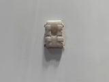 2 Befestigungsklammern Clips Zierleiste Dachrahmen hinten Opel Senator B Omega A