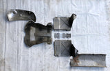 Hitzeschutzbleche Abschirmbleche Auspuff Schalldämpfer Original Opel Senator B